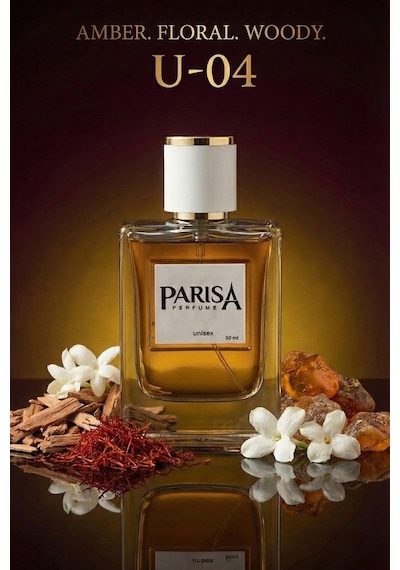 U-04 Red Rouge Edp 50 Ml - Safran & Yasemin Notalı Büyüleyici Amber Unisex Parfüm Prsu04 Baharatlı