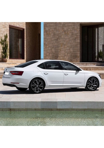 Skoda Superb 3 2015-2019 Arka Silecek Kapağı Delikli 3v5955435
