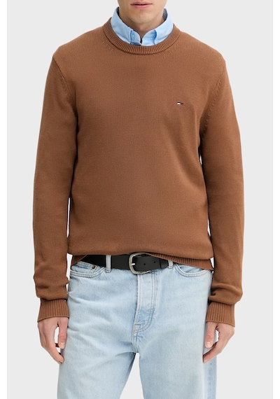 Tommy Jeans Erkek Kazak Dm0dm21787 Gvp Kahve Kahve