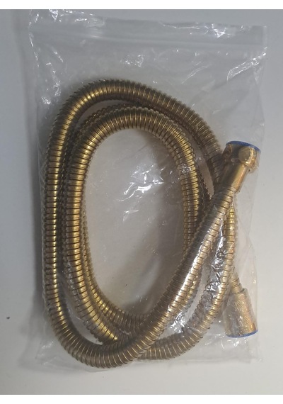 Spiral Duş Hortumu 150 Cm - Gold Altın - Ekonomik Üründür