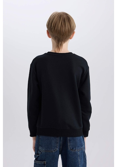 DeFacto Erkek Çocuk Bisiklet Yaka Atatürk Baskılı Sweatshirt D8201A824WNBK81 DeFacto Erkek Çocuk Bisiklet Yaka Atatürk Baskılı Sweatshirt D8201A824WNBK81