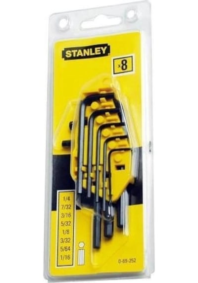 St069252 Allen Anahtar Takımı 8 Parça İnç Ölçü
