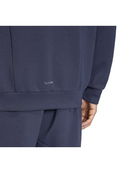 Legınk Adidas Erkek Günlük Kapşonlu Eşofman Üstü D4t Crew Sweats Ka4811 Lacivert