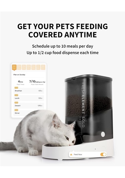 Fresh Element Solo Akıllı Kedi 3l Besleme Gri Petkit Türkiye Garantili