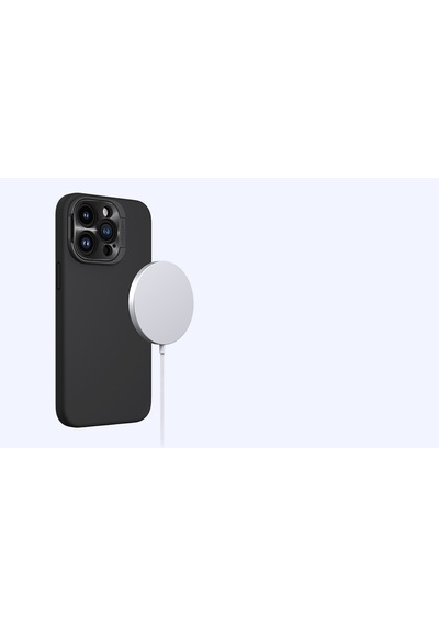 Nillkin Apple Uyumlu iPhone 15 Pro Max Stand Özellikli Lens Koruyuculu Lansman Kılıf Derin Mor