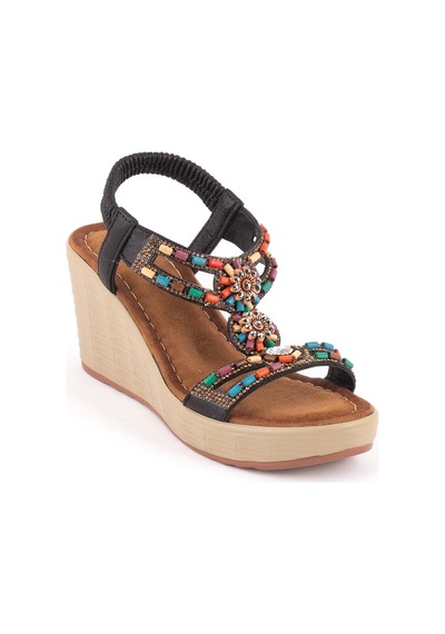 Guja 155 Kadın Sandalet Guj-y6-00155001 Siyah