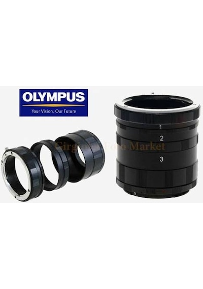 Olympus 4/3 Uyumlu Makro Extension Uzatma Tüpü Seti