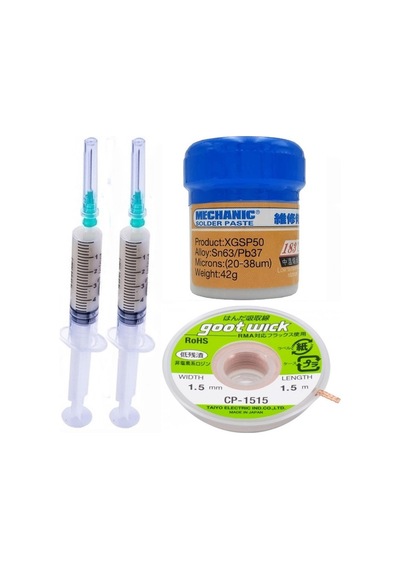 Krem Lehim 183c 42g Lehim Toplama Ve Lehim Emme Teli 1,5mm 4lü
