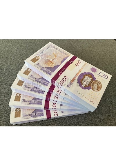 300 ADET 20 STERLİN BANKNOT POUND PARA GEÇERSİZ DÜĞÜN İÇİN PARALA