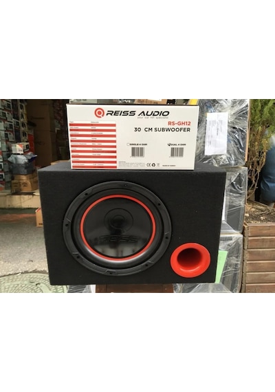 Reiss Audio Rs-gh12 30 Cm Subwoofer Bas 1400 Watt Kabinli