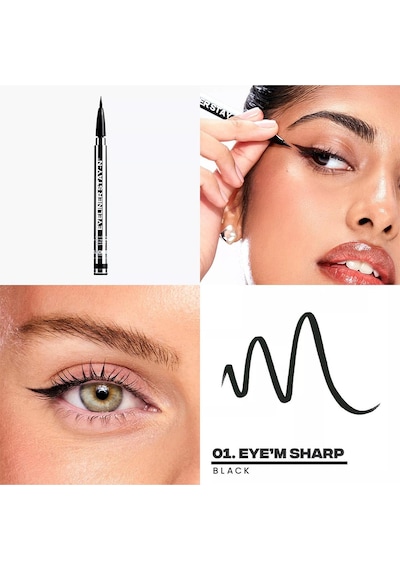 Sacheu Eyeliner Stay-n Likit Eyeliner 01 Eye M Sharp Siyah 0.739ml