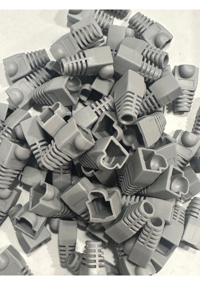 Gri Rj45 Kılıf Gri Cat6 Kılıf Gri Cat5 Kılıf 100 Adet
