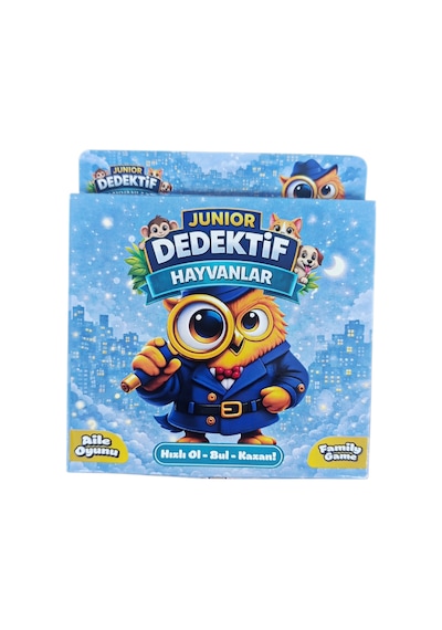 Junior Dedektif Hayvanlar Oyunu Dikkat Hafıza Ve Mantık Aile Oyunu