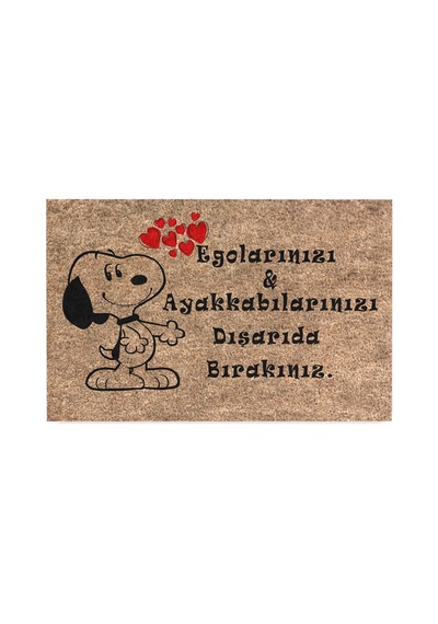 Kedi Köpek Komik Tasarımlı Dekoratif Kapı Önü Paspas, Dış Mekan/ev İçi/banyo/mutfak/yatak Odası/giriş Paspasları Snoopy, 45x70 Sku: Zeusb0b5hcggws 11ypycoco