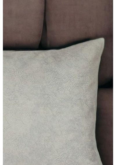 Asdiva 43x43 Cm Açık Gri Kırlent Kılıfı Dekoratif Kadifemsi Etnik Inta-701 Çok Renkli