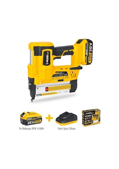 Sgs 5165 Akülü Zımba Ve Çivi Çakma Tabanca Makinası 20 Volt