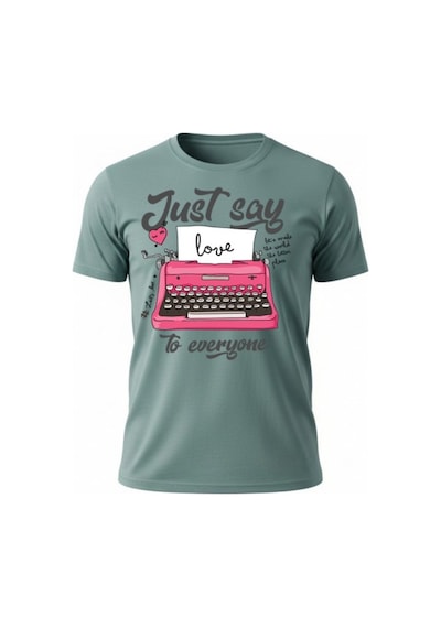 Urbantrendstore Unisex Love Oversize Fit Rahat Geniş Salaş T-shirt Günlük Tişört Mint Urbantrendstore Unisex Love Oversize Fit Rahat Geniş Salaş T-shirt Günlük Tişört Mint
