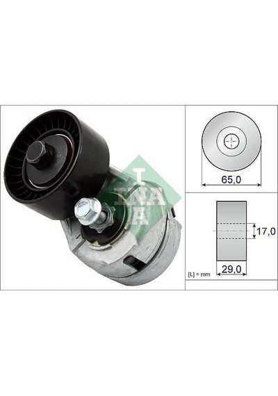 V Kayış Gergi Rulmanı - Fiat Stilo, Punto, Bravo, Barchetta, Coupe, Marea, Brava, 156, Spider, Gt, 166, Gtv, 155, 145 - Schaeffler-ına-534010920