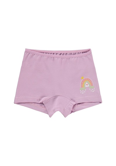 Civil Girls Civil Kız Çocuk Unicorn Kız Çocuk 2'li Boxer Likralı Süprem Baskılı Okul Kreş Ve Günlük Kullanım Çok Renkli