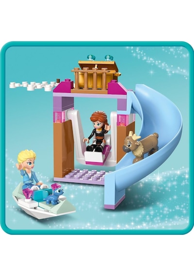LEGO® Disney 43238 Frozen Elsa’nın Karlar Ülkesi Şatosu Yaratıcı Oyuncak Yapım Seti 163 Parça