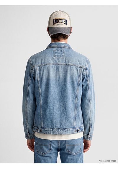 Lcw Jeans İndigo Loose Fit Erkek Jean Ceket