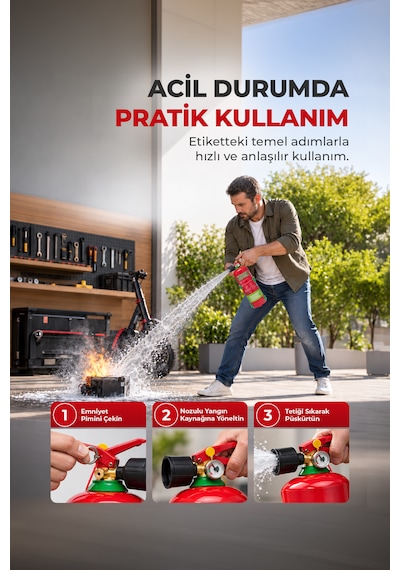 2 Kg Lityum İyon Batarya Yangın Söndürme Jeli F-500 Encapsulator