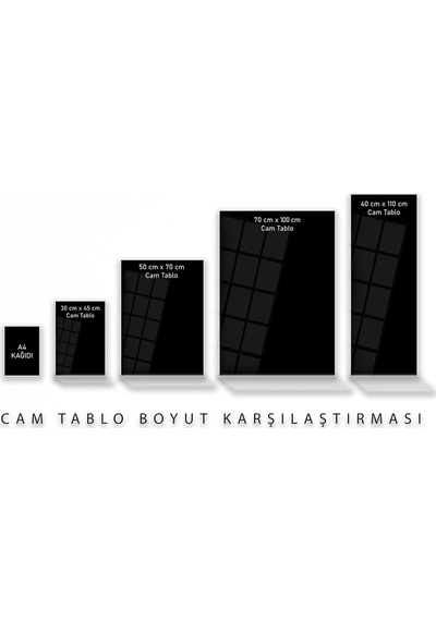 Zenci Kadın Dekoratif Cam Tablo Evlika Temperli 4 Mm