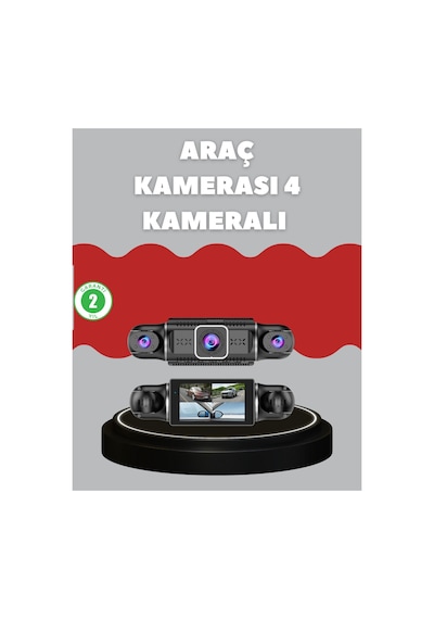 Novento 4 Kameralı Araç Kayıt Cihazı Full Hd Park İzleme Gece Görüş