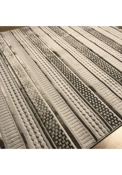 Hoom Rugs Monica Mc 358 Gri İskandinav Halı Gri