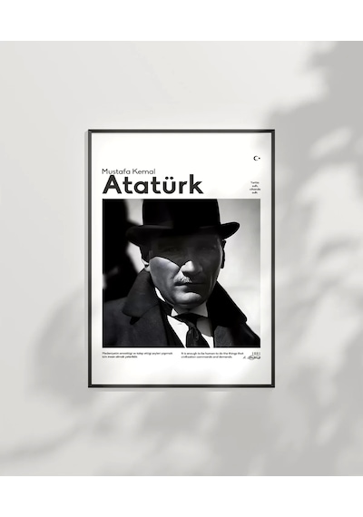 Çerçevesiz Poster Gölgedeki Deha