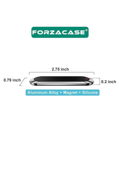 Forzacase Güçlendirilmiş Mıknatıslı Yapışkanlı Ev Ofis Masa Mutfak Araç İçi Telefon Tutucu - Fc1221 Metal Plate