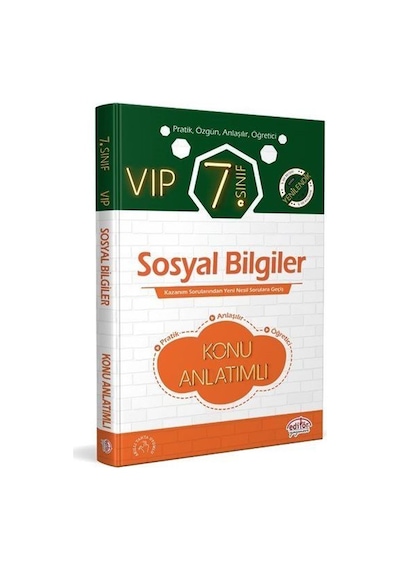 7. Sınıf Vıp Sosyal Bilgiler Konu Anlatımlı / Kolektif