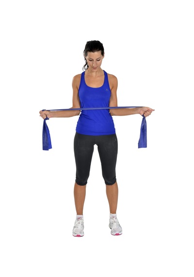 Yoga & Pilates Egzersiz Bandı Mavi Renk 1 Metre