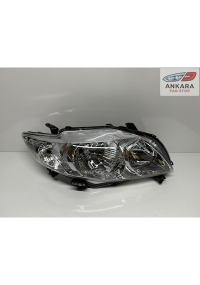Toyota Corolla 2007 - 2009 Sedan Far Lambası Ön Sağ Sağ Far