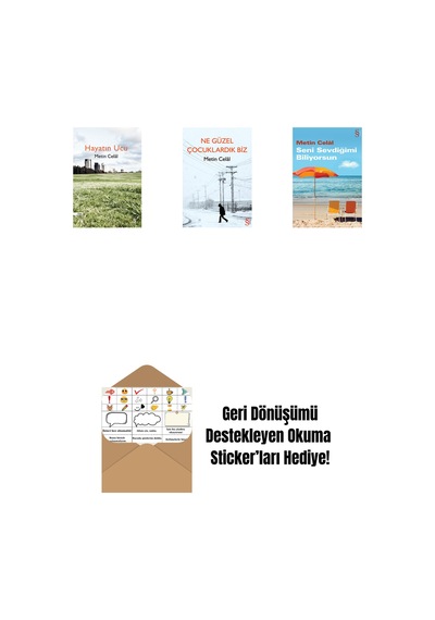 Hayatın Ucu + Ne Güzel Çocuklardık Biz + Seni Sevdiğimi Biliyorsun + Okuma Sticker'ları