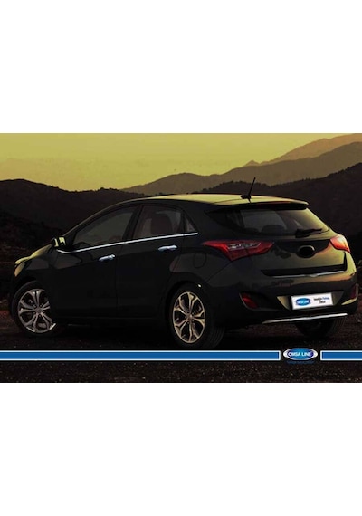 Hyundai İ30 Hb Krom Cam Çıtası 8 Parça 2012-2016 Arası