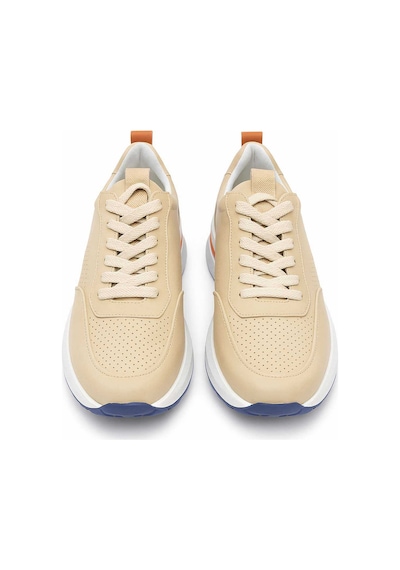 Morven Erkek Bej Mevsimlik Casual Deri Spor Ayakkabı 24ms005052653 Bej