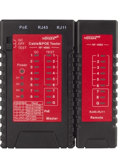 Noyafa Nf-468s Rj45/rj11/poe Kablo Test Cihazı