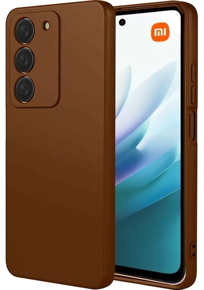 Newface Xiaomi Redmi 15 4g First Silikon - Kahverengi