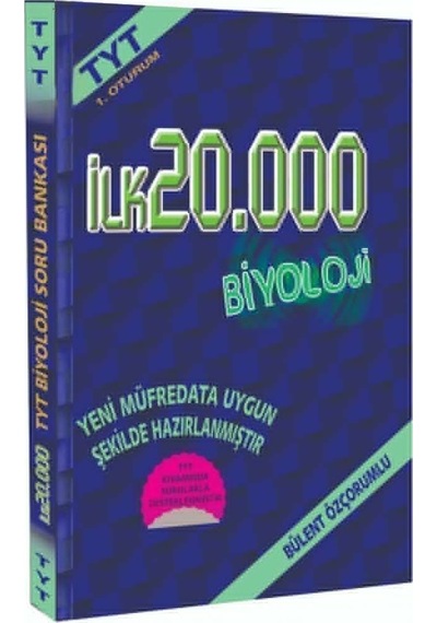 Tyt İlk 20000 İçin Tamamı Video Çözümlü Biyoloji Soru Bankası İlk5000 Yayınları