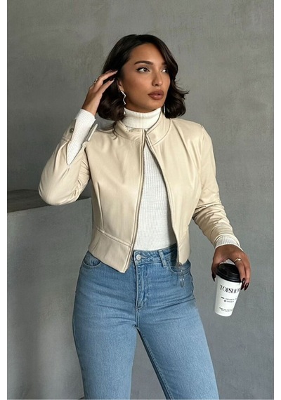 Verymoda Deri Mont F0443 Taş