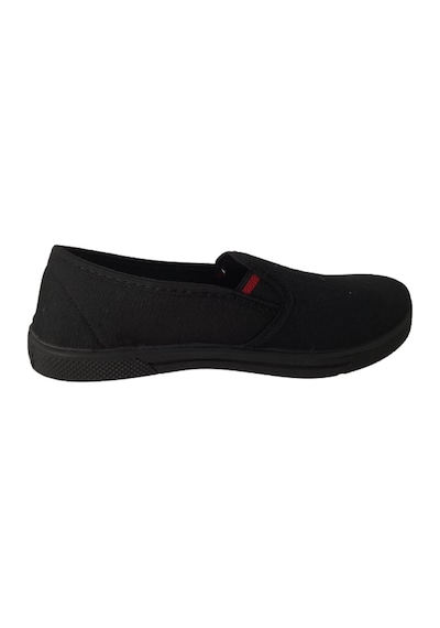 Emek E045-01 Unisex Siyah Keten Ayakkabı Siyah