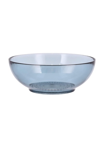 Kusintha Salata Kasesi, Büyük Cam Kase, Çap 24 Cm, Mavi Diğer