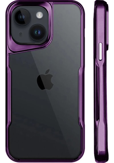 Ilkeshop Newface Apple iPhone Uyumlu 15 Kılıf Boyi Silikon Kapak - Derin Mor