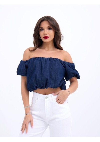 İkales 7341 Crop-mavi