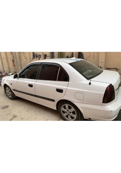 Hyundai Accent Admira 2000-2006 Uyumlu Cam Kelebek 2 Parça Krom Paslanmaz Çelik