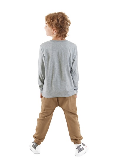 Denokids Cepte Kaplan Erkek Çocuk T-shirt Pantolon Takım Çok Renkli