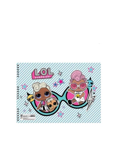 L.o.l Resim Defteri 25 X 35 Cm Karışık Renkler 24'lü Şrink