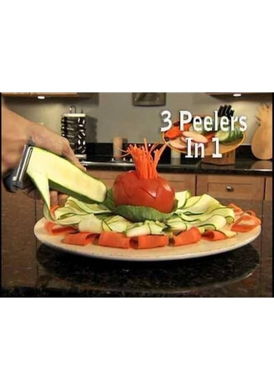 Roto Peeler 3 In 1 Havuç Domates Kabuk Soyacağı Rende Doğrayıcı Plastik Diğer