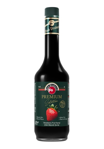 Fo Çilek Aromalı Kokteyl Şurup Premium 700 ML